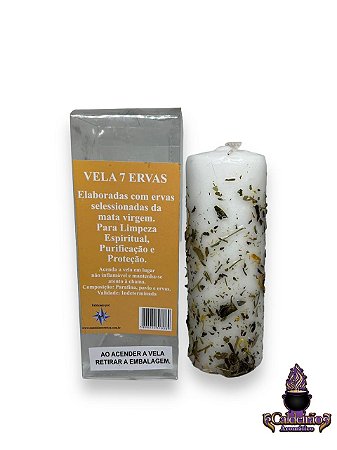 Vela 7 Dias 230g - 7 Ervas