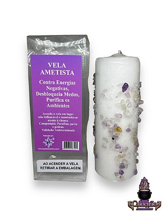 Vela 7 Dias 270g - Ametista