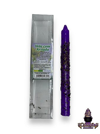 Vela Com Ervas 45g - Arruda