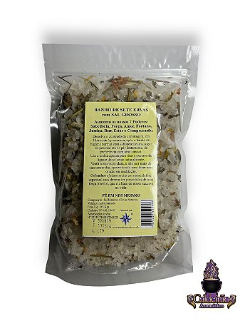 Sal De Banho 500G Sete Ervas