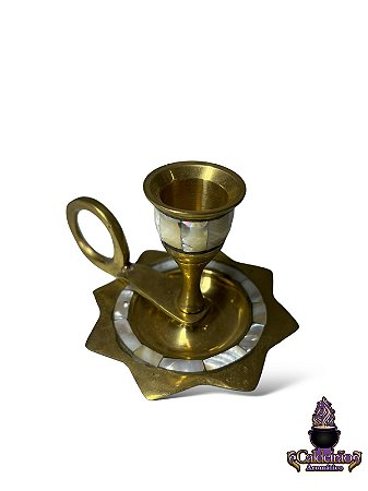 Castical Em Bronze E Madreperola