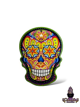 Caveira Mexicana Ceramica Parede