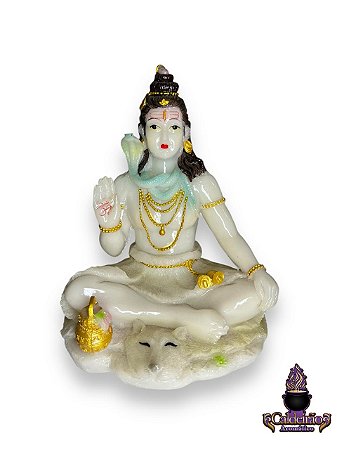 Estatueta Shiva Branca