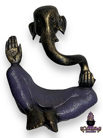 Ganesh Invisivel 20Cm Em Resina