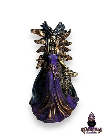 Hecate Deusa da Magia Pequena 15cm