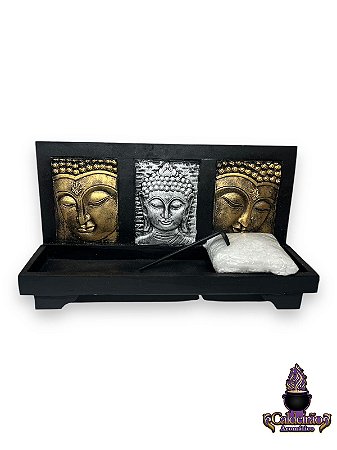 Jardim Zen Painel Face Buda Grande