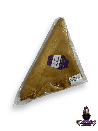 LANCAMENTO Lenco Cigano Dourado Tam Único