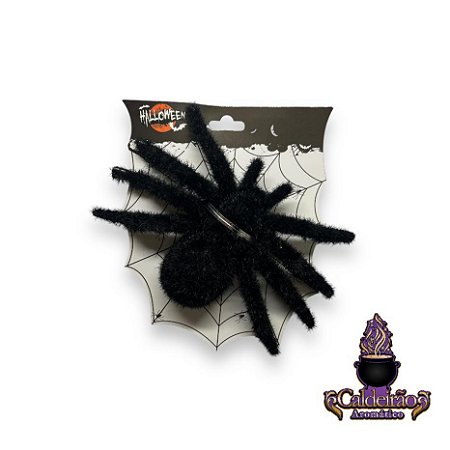 Halloween Aranha Gigante Preta