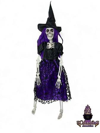 Halloween Ornamento Bruxa 40Cm