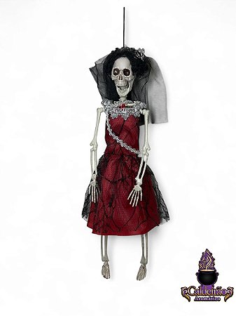 Halloween Ornamento Noiva Cadaver 44Cm