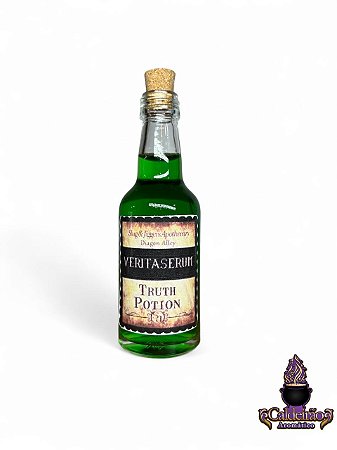 Vidro Pocao Harry Potter N.11 Veritaserum 110mm Garrafinha Un