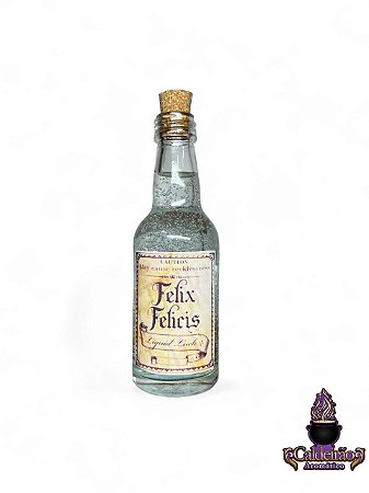 Vidro Pocao Harry Potter N.11 Felix Felicis 110mm Garrafinha Un