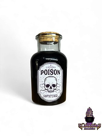 Vidro Pocao Harry Potter N.8 Poison Unfiltered 100mm Mod1 Un