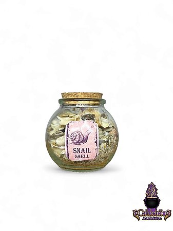 Vidro Pocao Harry Potter N.5 Snail Shell 60mm Redondo Un