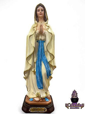 Lancamento Nossa Senhora de Lourdes Modelo Resina 30cm
