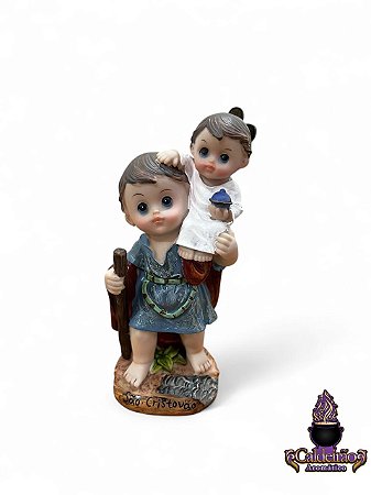 Lancamento Sao Cristovao Modelo Resina 14cm