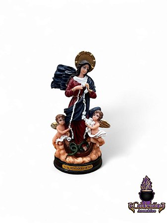 Lancamento Nossa Senhora Desatadora dos Nos Modelo Resina 13cm