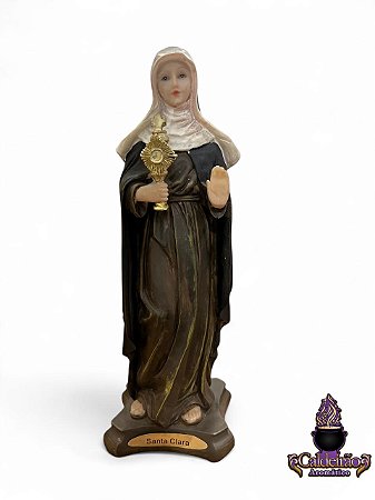 Lancamento Santa Clara Modelo Resina 20cm