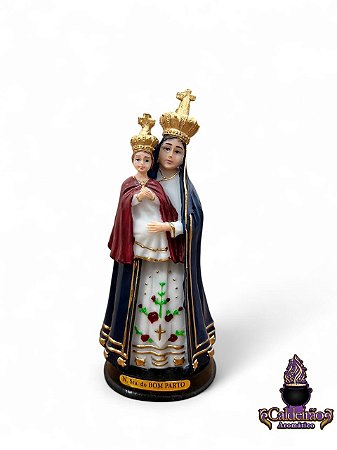 Lancamento Nossa Senhora do Bom Parto Modelo Resina 15cm