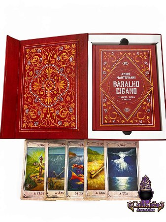 Baralho Box Cigano De Andre Mantovani 36 cartas e 1 Livro Ed Pensamento