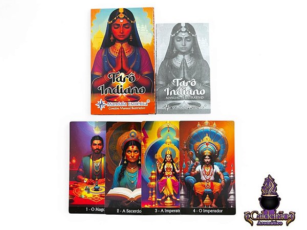Baralho O Taro Indiano 78 Cartas Ed Mandala