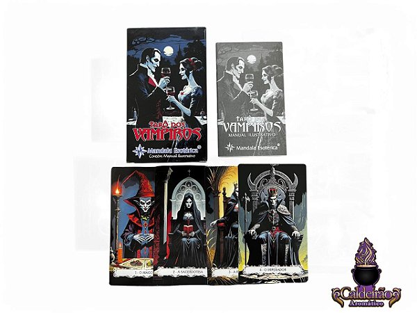 Baralho O Taro dos Vampiros 78 Cartas Ed Mandala