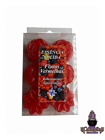 Essencia Solida para Difusor Frutas Vermelhas Embalagem