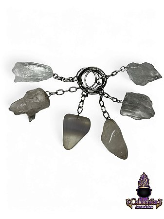 Chaveiro Quartzo Transparente Un