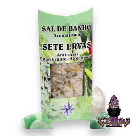 Sal de Banho Aromatizado Sete Ervas 100g