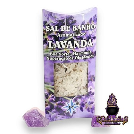 Sal de Banho Aromatizado Lavanda 100g