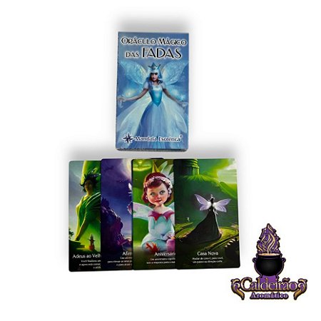 Baralho Oraculo Magico das Fadas 43 Cartas Ed Mandala