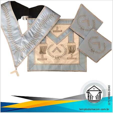 Paramentos Venerável Mestre Luxo - REAA-GL