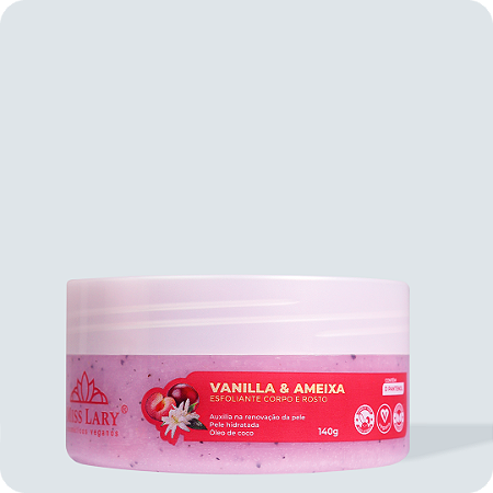 Esfoliante Corpo e Rosto Vanilla e Ameixa