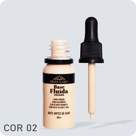 Base Fluída Vegana conta-gotas