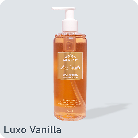 Sabonete Líquido Corpo e Rosto - Luxo Vanilla