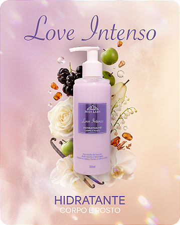 Hidratante Corpo e Rosto - Love Intenso - PEQUENOS DEFEITOS