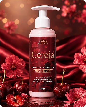 Hidratante Corpo e Rosto - Cereja