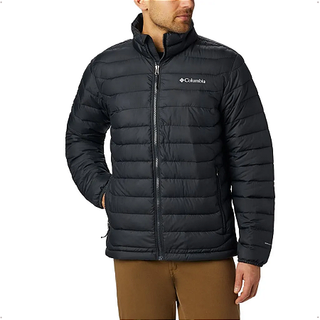 Jaqueta Columbia Térmica Masculina Powder Lite Preta