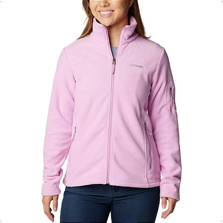 Jaqueta Columbia Feminina Fleece Fast Trek Rosa Original