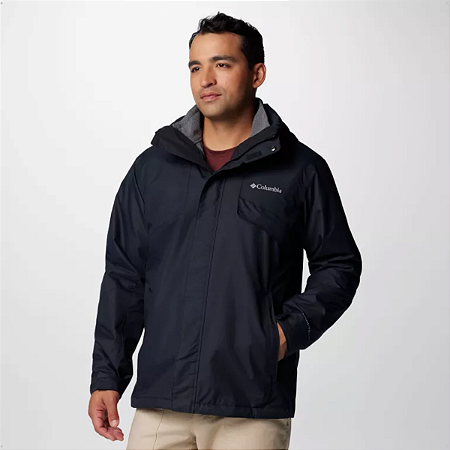 Jaqueta Columbia 3 em 1 Masculina Bugaboo III Fleece Preta