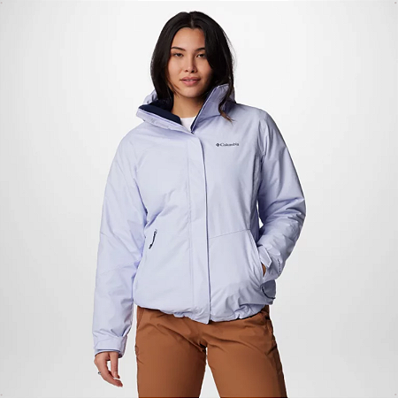 Jaqueta Columbia Feminina 3 em 1 Bugaboo III Fleece Snowdrift