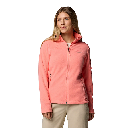 Jaqueta Fleece Columbia Feminina Fast Trek II Coral