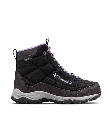 Bota Columbia Feminina Firecamp Impermeável Neve Casual Preta