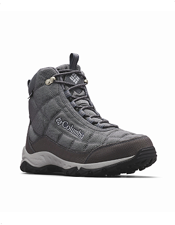Bota Columbia Masculina Firecamp Impermeável Neve Grafite Casual