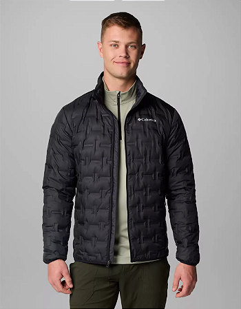 Columbia Jaqueta Masculina Delta Ridge 2 Down Térmica Preta