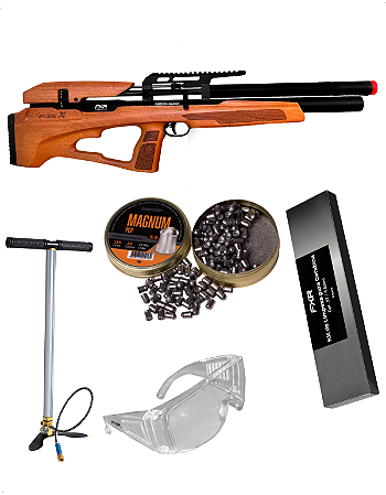 Carabina PCP Artemis P35X Madeira Bullpup 5,5 + Bomba + kit