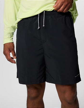 Columbia Bermuda Masculina Backcast 4 Secagem Rápida Preta