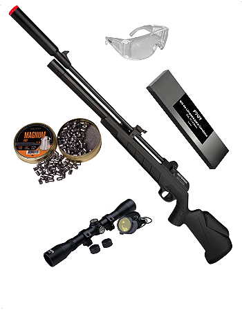 Carabina Pressão Pcp Artemis G3 Pr900s 5.5mm + Luneta + Kit
