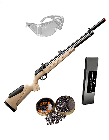 Carabina Pressão Pcp Artemis G3 Pr900 Tan 5.5mm+Kit Completo