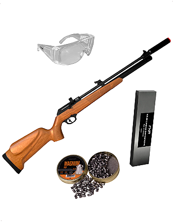 Carabina Pressão Pcp Artemis G3 Pr900W Madeira 5.5 +Kit Comp